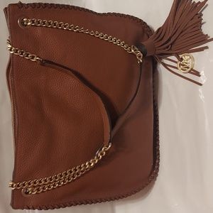 Michael Kors Whipped Chelsea LARGE LeatherTop Zip Shoulder